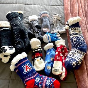 Fuzzy socks bundle!!